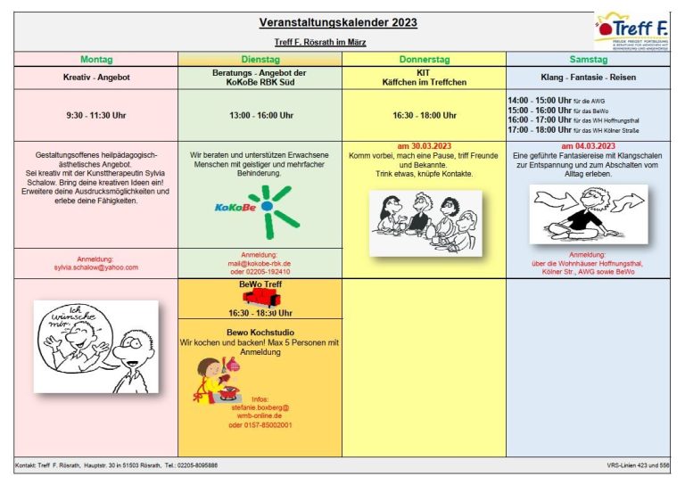 Veranstaltungskalender