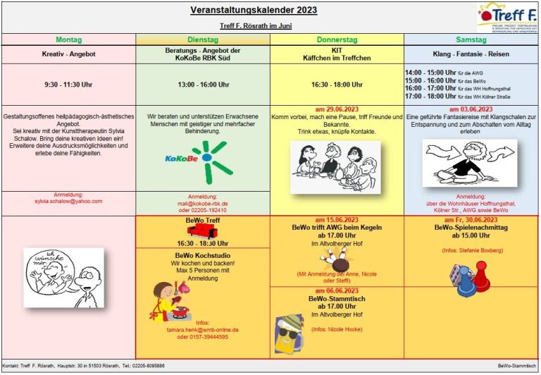 Veranstaltungskalender